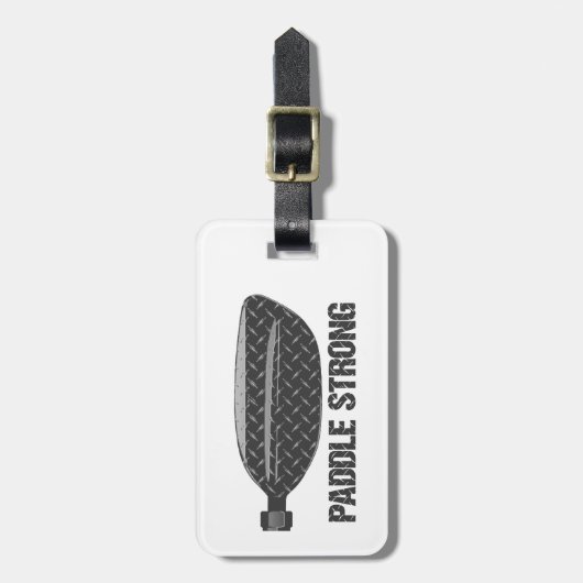 Paddle Strong Bagagelabel (Voorkant verticaal)