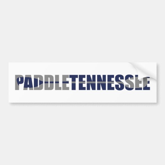 Paddle Tennessee Kayaking Bumpersticker (Voorkant)