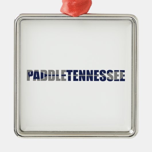 Paddle Tennessee Kayaking Metalen Ornament (Voorkant)