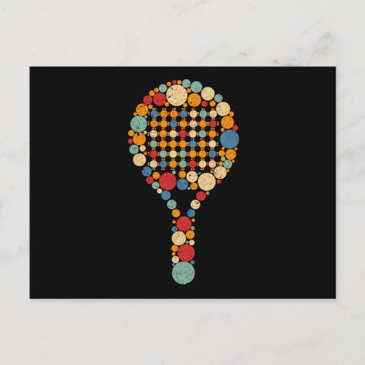 Paddle Tennis Briefkaart (Voorkant)