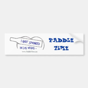 PADDLE TIJD BUMPERSTICKER
