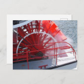 Paddle Wheel Briefkaart (Voorkant / Achterkant)