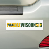 Paddle Wisconsin Kayaking Bumpersticker (Op auto)