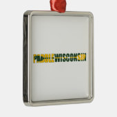 Paddle Wisconsin Kayaking Metalen Ornament (Rechts)