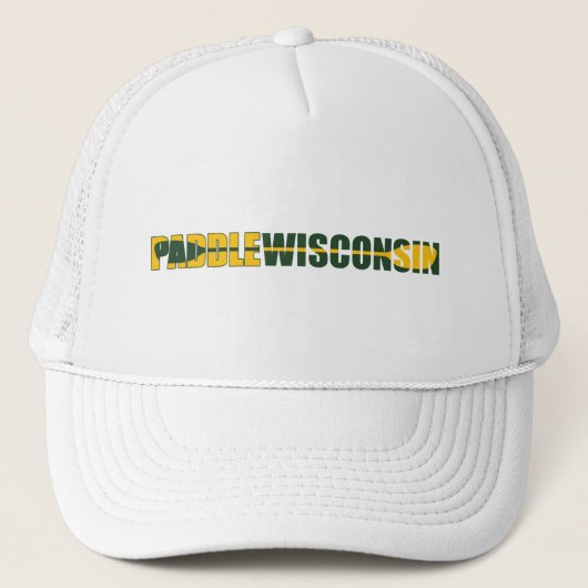 Paddle Wisconsin Kayaking Trucker Pet (Voorkant)
