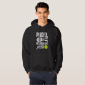 Paddleball Toernooi Fan Retirement Lover Game Pa Hoodie (Voorkant volledig)