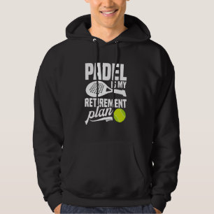 Paddleball Toernooi Fan Retirement Lover Game Pa Hoodie