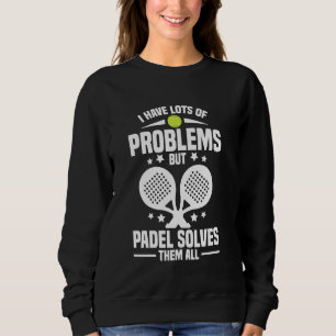 Paddleballracket Liefhebber Speler Problemen Game Trui