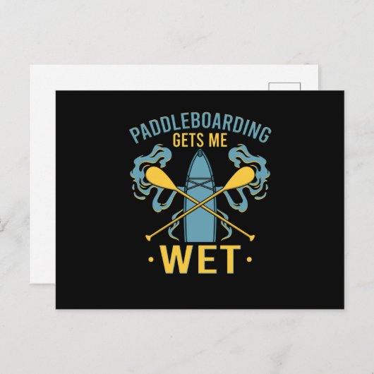 Paddleboard Paddleboarding Briefkaart (Voorkant / Achterkant)