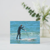 Paddleboarding Briefkaart (Staand voorkant)