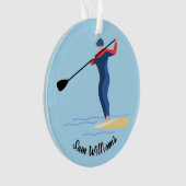Paddleboarding en stand-up (devant)