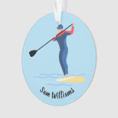 Paddleboarding en stand-up (devant)