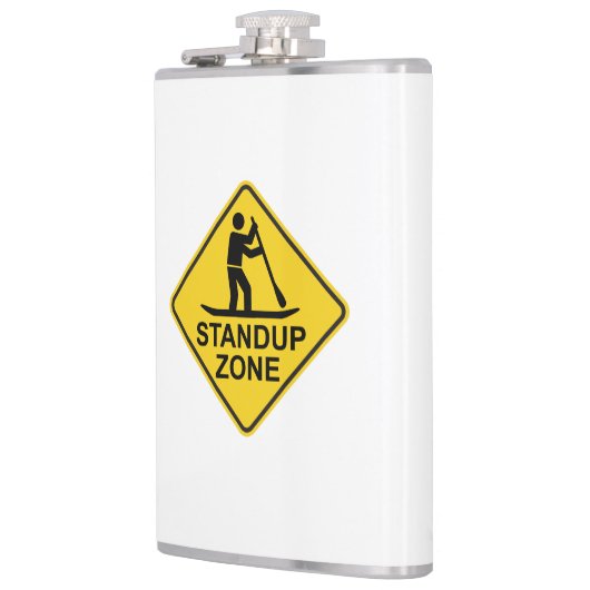 Paddleboarding Zone Road Sign Heupfles (Links)