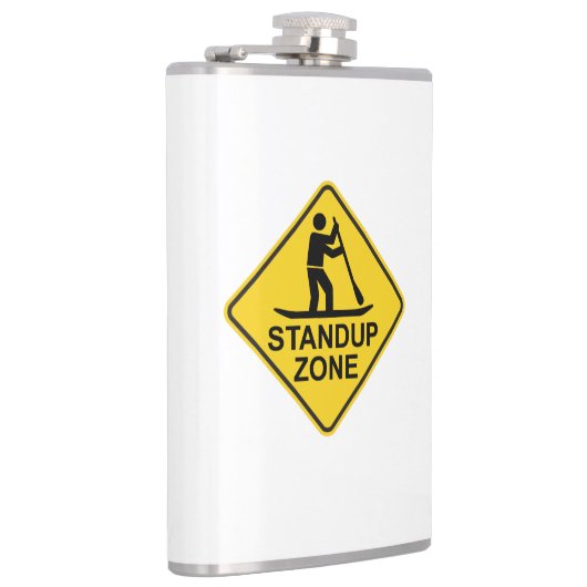 Paddleboarding Zone Road Sign Heupfles (Rechts)