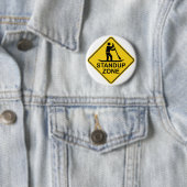 Paddleboarding Zone Road Sign Ronde Button 5,7 Cm (In situ)