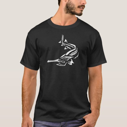 Paddlefish & Rostrum Design T-shirt (Voorkant)
