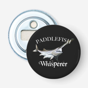 Paddlefish Whisperer Dark Button Flesopener