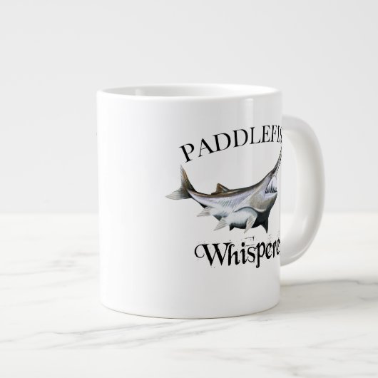 Paddlefish Whisperer Extra Grote Beker (Voorkant rechts)