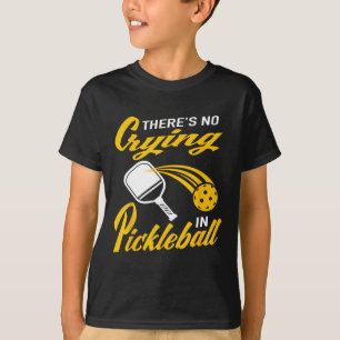 Paddlell Tennis Dminton Er is geen huilen in Pickl T-shirt