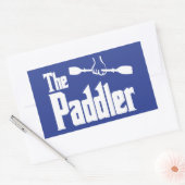 Paddler Rechthoekige Sticker (Envelop)