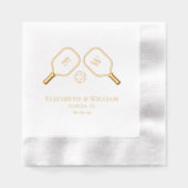 Paddles de Pickleball Sportif Mariage Couple (Recto)