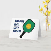 Paddles well kaart (Gele Bloem)