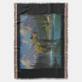 Paddling Brontosaurus & River Fun Deken (Voorkant Verticaal)