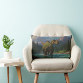 Paddling Brontosaurus & River Fun Kussen (Stoel)