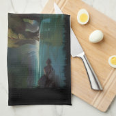 Paddling Brontosaurus & River Fun Theedoek (Quarter Fold)