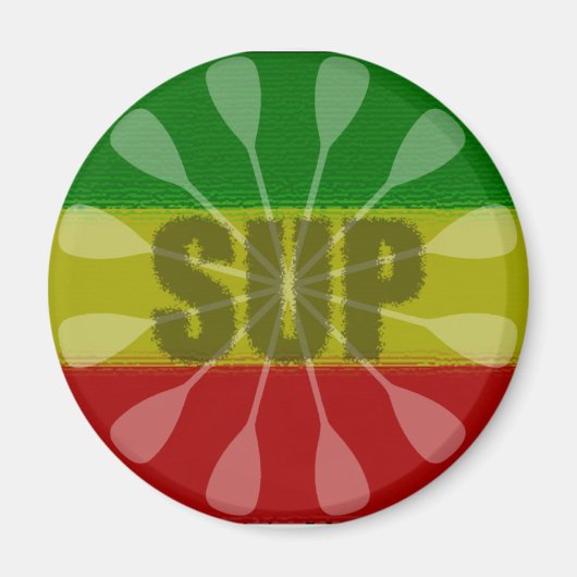 Paddling opstaan, Paddle Twirl Magneet (Voorkant)