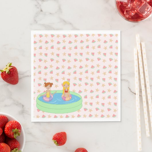 Paddling Pool Papieren servetten (Insitu)