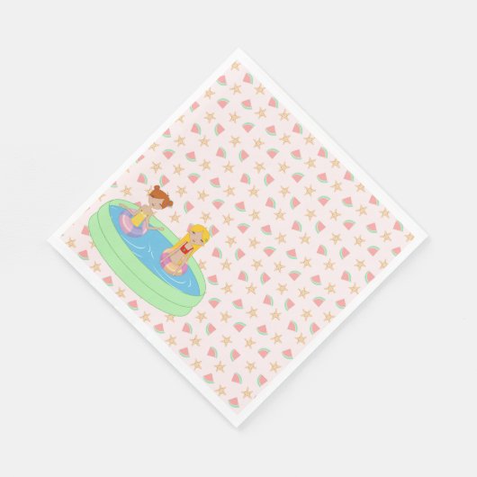 Paddling Pool Papieren servetten (Hoek)