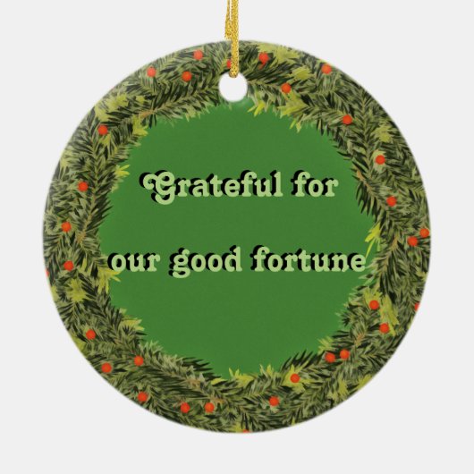 Paddock Cattle Keramisch Ornament (Achterkant)