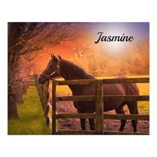 Paddock Personalized Foto Afdruk (Voorkant)