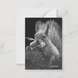 Paddy Cake, Eekhoorn Bladwijzer Notitiekaartje