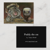 Paddy de rat ACEO prints Visitekaartje (Voorkant / Achterkant)