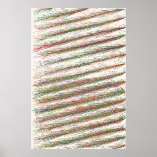 Paddy Fields Patroon Poster (Voorkant)