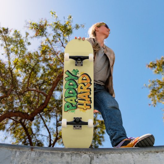 Paddy Hard St. Patrick's Day Skateboard (Buiten 1)