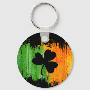 Paddy Ink Lucky Klavers donkere sleutelhanger