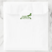 Paddy O Meubels - Grappig Iers Ontwerp - St Patric Ronde Sticker (Tas)