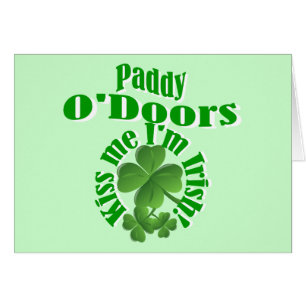 Paddy O'Doors, grappige Ierse naam