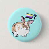 Paddy Pride-badge (niet-binair) Ronde Button 5,7 Cm (Voorkant)