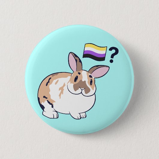 Paddy Pride-badge (niet-binair) Ronde Button 5,7 Cm (Voorkant)