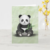 Paddy the Panda - Carte de voeux (Fleur jaune)