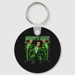 Paddys Back Funny Trump St Patricks Day Ierse schi Sleutelhanger