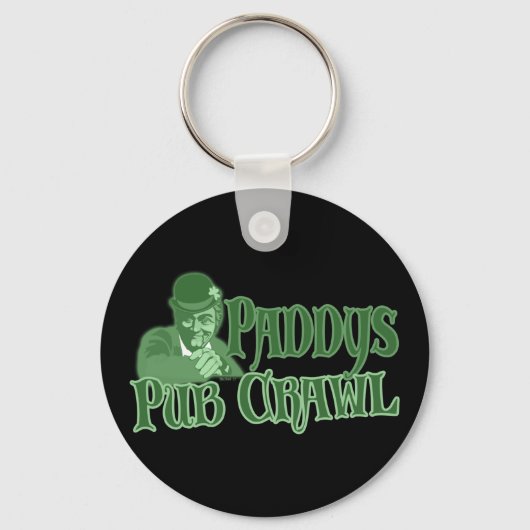 Paddys Pub Crawl Sleutelhanger (Voorkant)