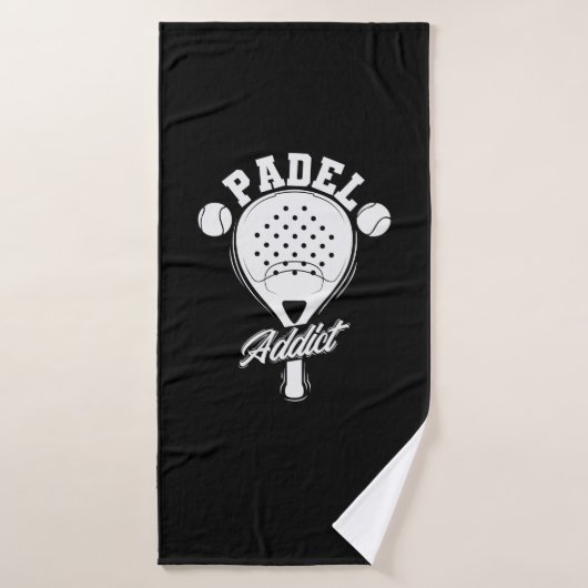 Padel Addict Tennis Ballsportart Badhanddoek (Badhanddoek)