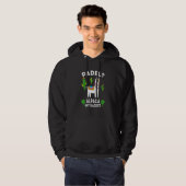 Padel Alpaca Mijn Racket Llama Paddle Tennis Fan P Hoodie (Voorkant volledig)