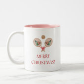 Padel Christmas Mug – Festive Padel Motifs (Gauche)