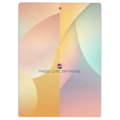 Padel Clipboard – Vibrant Padel Style Klembord (Achterkant)